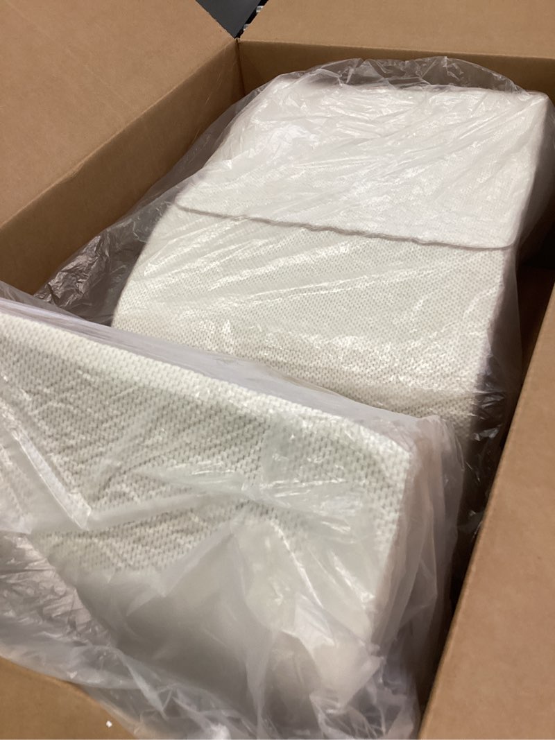 Condition photo showing Good Condition for Beige Curved Dog Stairs Ramp for High Beds 22.8" H, 4-Step Dog Steps for Couch Sofa and Chair, Pet Stairs for Cats, Non-Slip Balanced Pet Steps Beige 4-Step