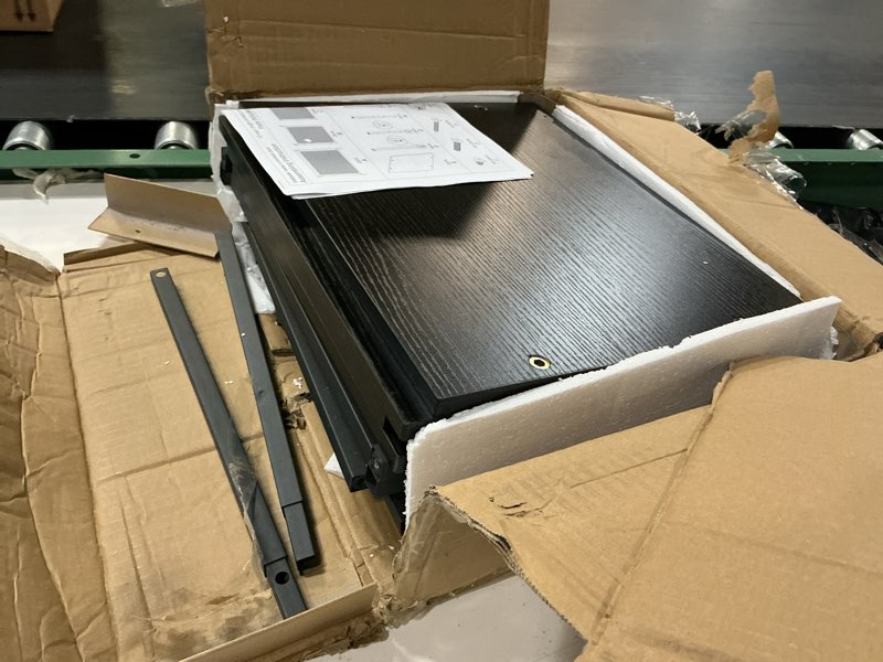 Condition photo showing As Is for lateral file cabinets rolling file cart, mobile hanging file cabinet with wheels, printer stand file organizer file cabinet for home office, black