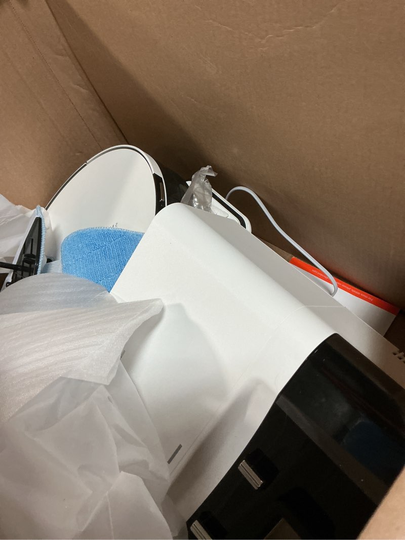 Condition photo showing As Is for ILIFE A30 Pro Robot Vacuum and Mop, Self Emptying Station for 60 Days, 5000Pa Suction, LiDAR Navigation, No-Go Zones, 2.4G WiFi/App/Alexa/Remote Control, Clean Hard Floors to Medium-Pile Carpet, 110V