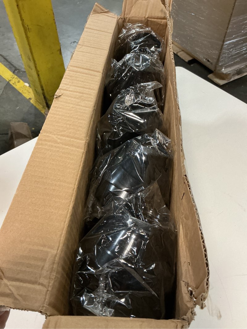 Condition photo showing New/Like New for Restaurantware 7 Ounce Plastic Serving Bowls 100 Round Incline Bowls - Disposable Sturdy Black Plastic Round Bowls Unique Design For Soups Appetizers Or Desserts