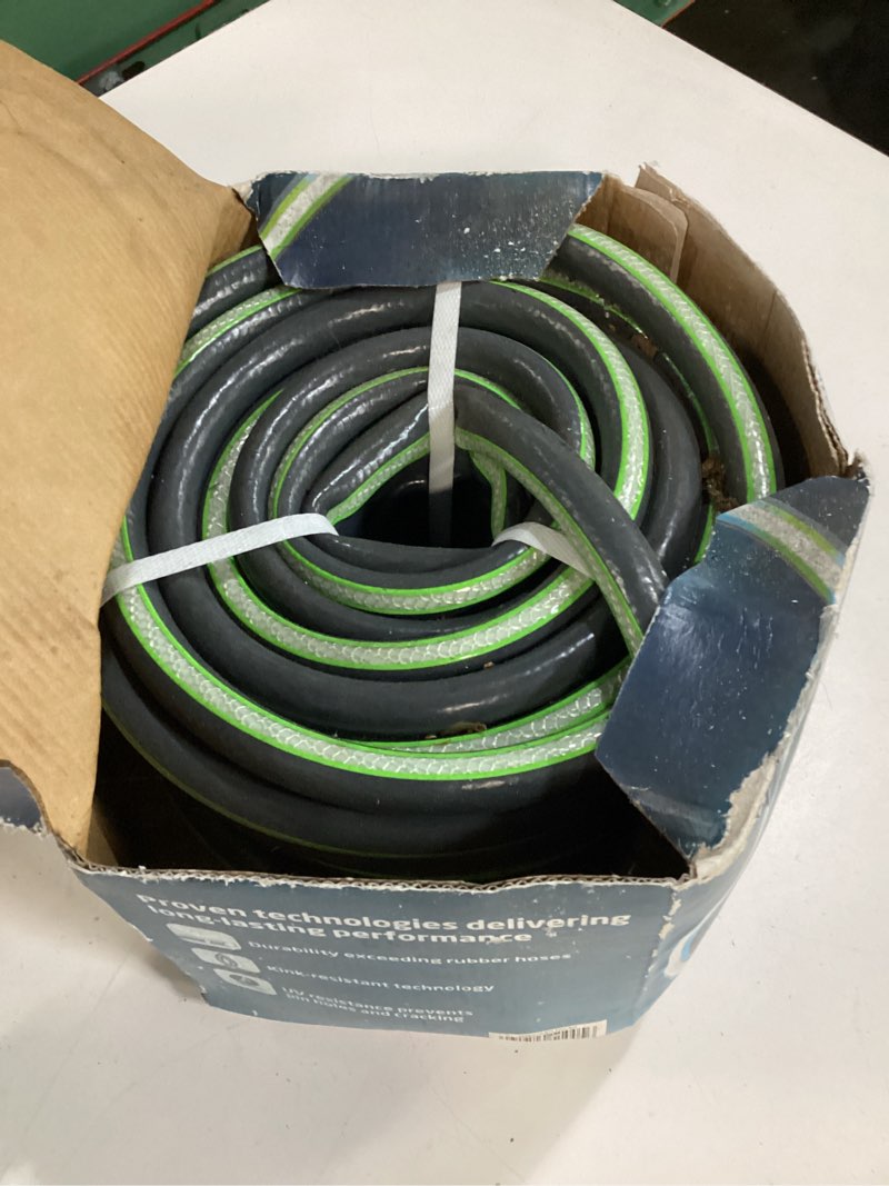 Condition photo showing As Is for Teknor Apex Zero-G 5/8 in. D X 50 ft. L Heavy Duty Garden Hose