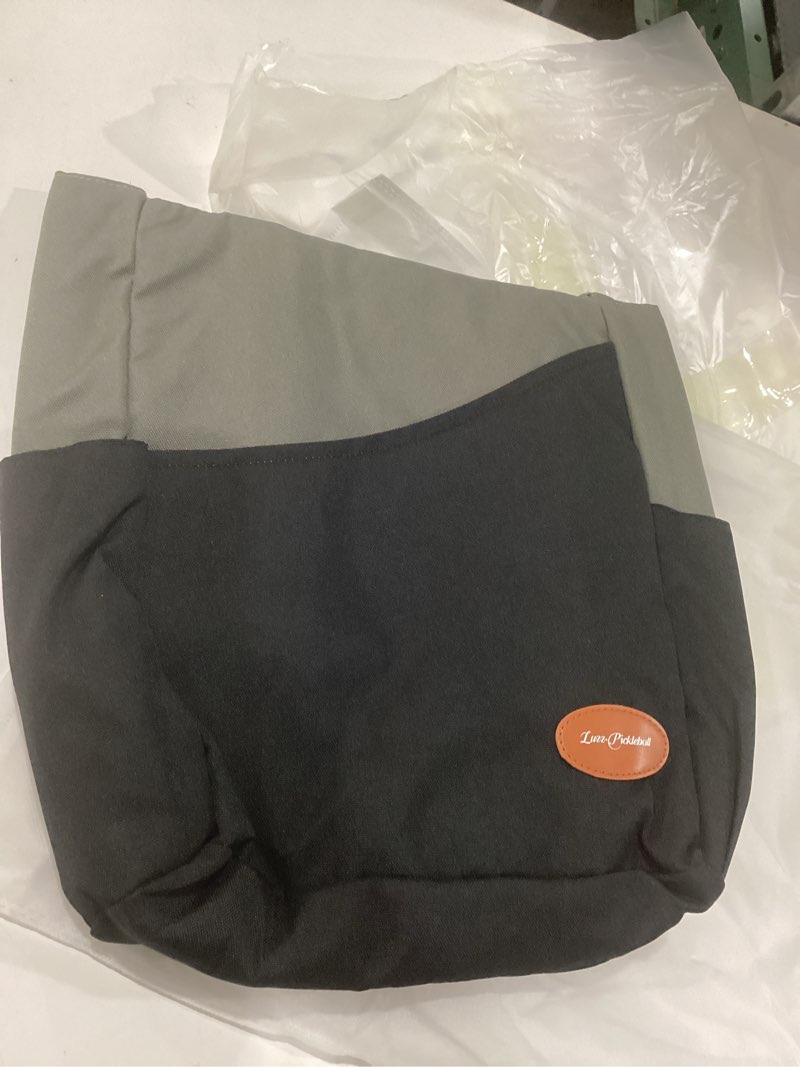 Condition photo showing Good Condition for GREEN AND BLACK NOT ORANGE LUZZ Pickleball Tote Bag for Women with Pickleball Handbag 2 Paddle Compartment Front and behind Pockets Fashion Sport Tote 