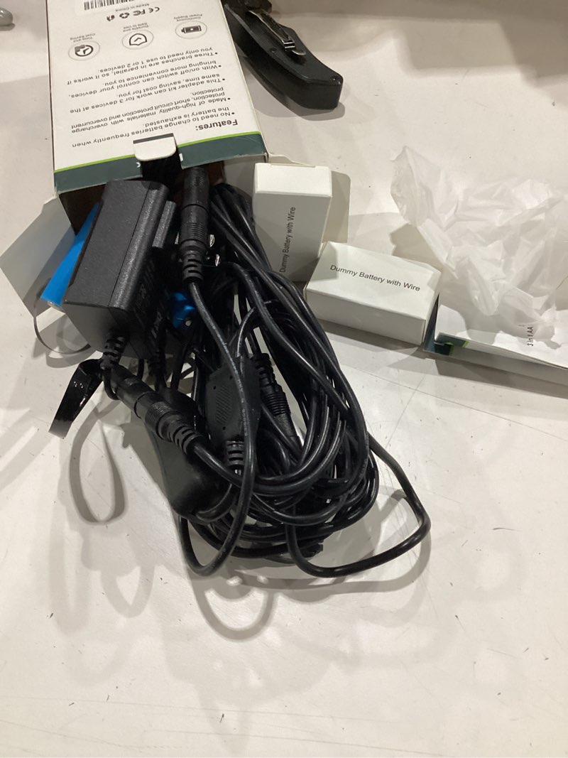 Condition photo showing As Is for Lenink 1 to 3 AC Power Supply Adapter Kit with On/Off Switch for AA Battery, Replace 3 AA Battery