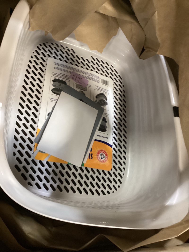 Condition photo showing Good Condition for arm & hammer large sifting litter box scoop free cat litter tray with microban, made in usa