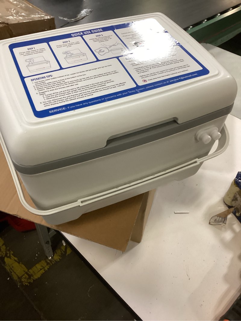 Condition photo showing Good Condition for Ice Therapy Machine for Knee After Surgery, Cold Therapy Machine with 6 Timer Modes, 12H Cooling, Leak-Proof Design, Skin-Friendly Ice Pad,Cryotherapy Machine for Injury Relief M-Knee