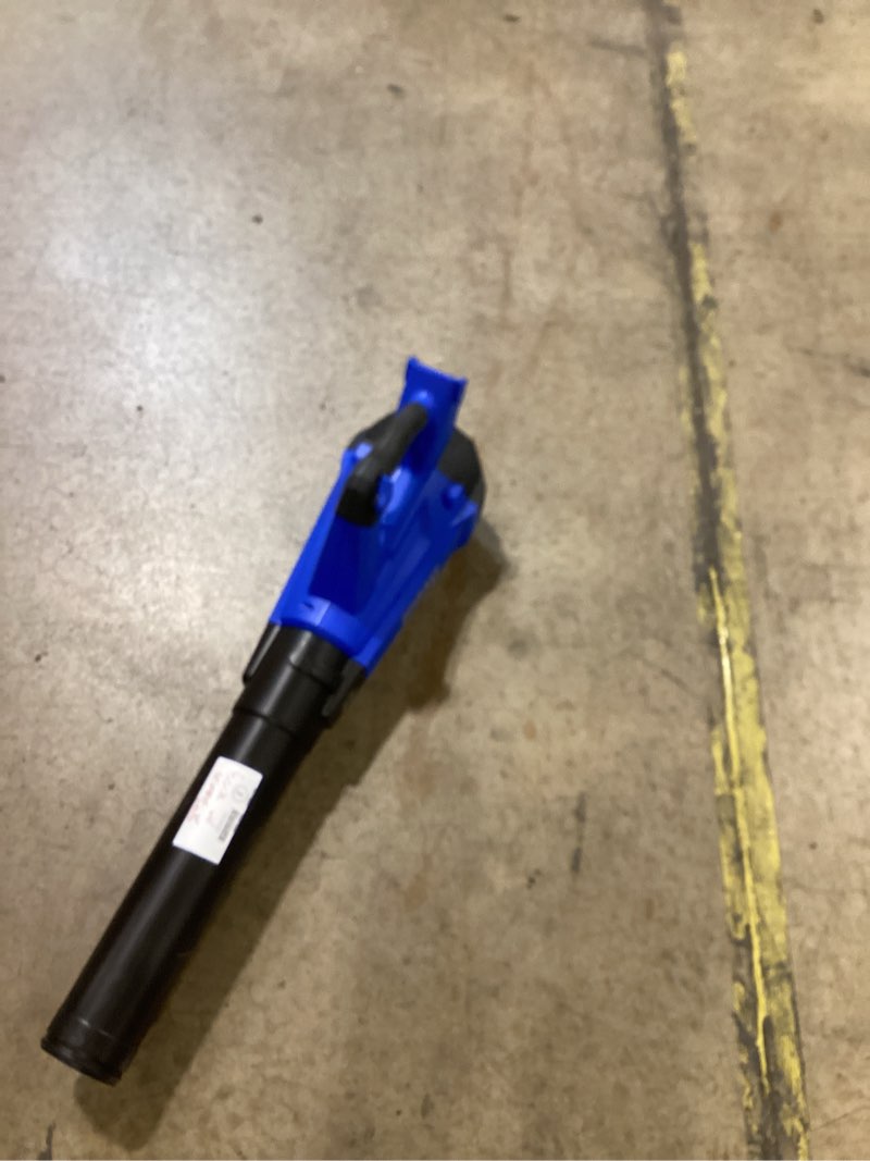 kobalt 24v 500-cfm 120-mph cordless battery handheld leaf blower battery and charger not included