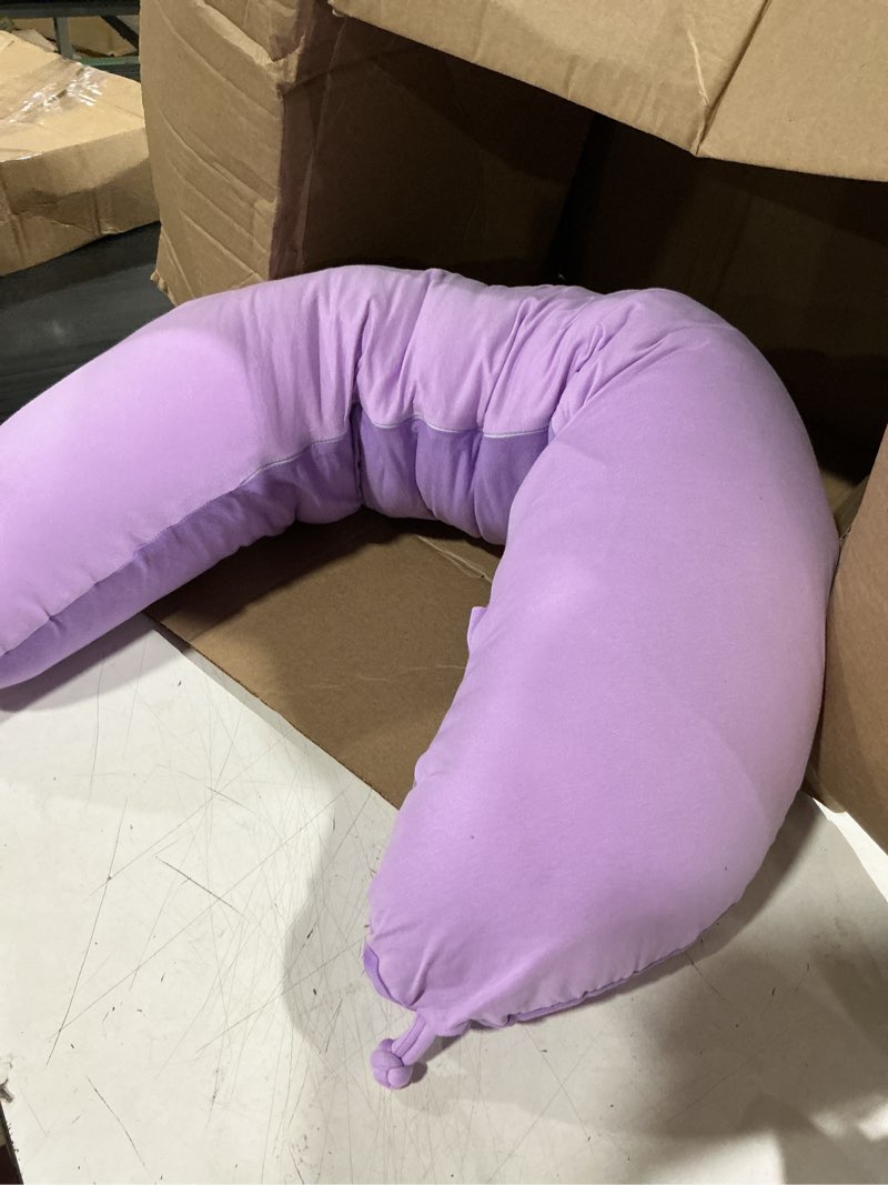 Condition photo showing Good Condition for bbl - post-surgery pillow, bbl sitting pillow, sleeping while driving pillow, hemorrhoid pillow seat cushion for buttocks with hole, donut pillow for women, lavender
