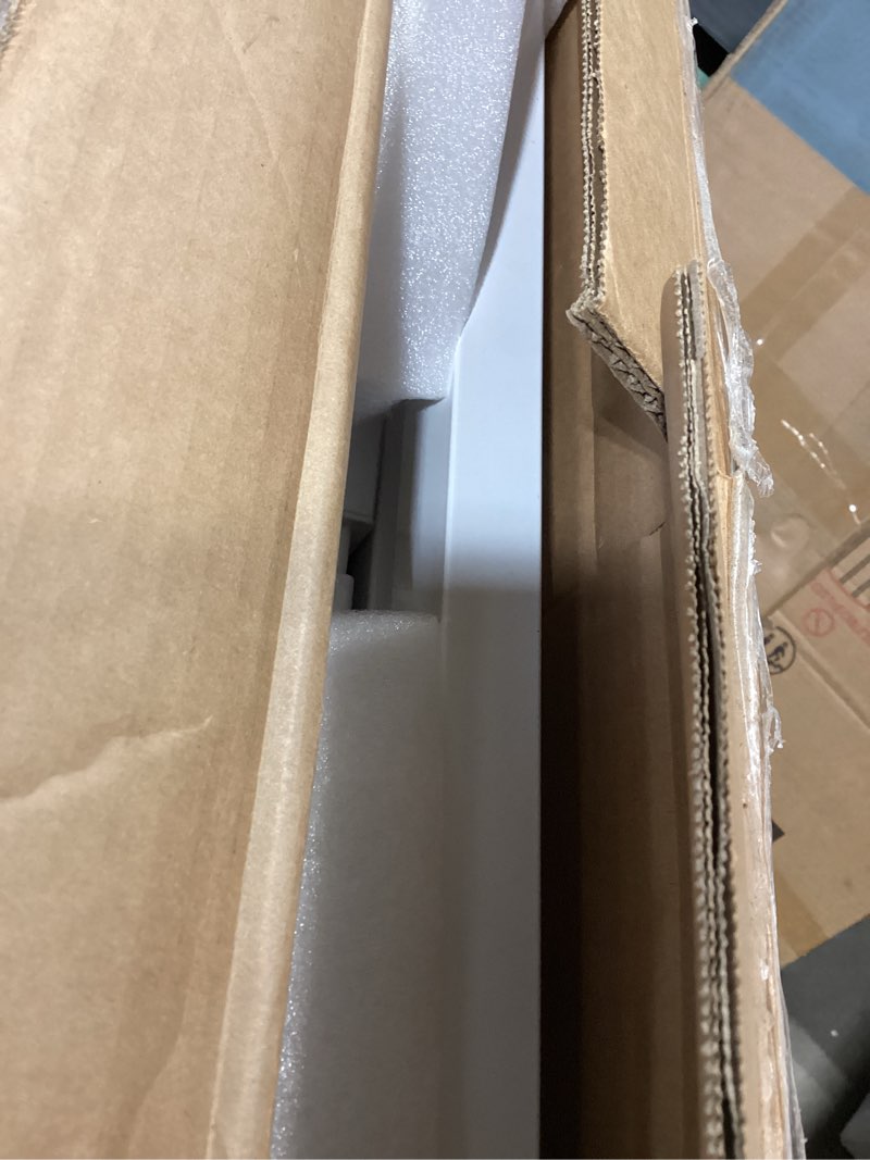 Condition photo showing New/Like New for gardner pet 51"-87" extra tall cat gate for doorway, wide adjustable 27.56"-37" baby gate included 4 extension kits, pressure mounted safety full door gate for stairs, studio, kitchen (white) white 51-87"/130-220cm