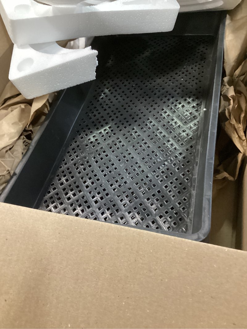 Condition photo showing Good Condition for 5 pcs begrit 1020 mesh trays 1020 trays with holes mesh bottom tray for microgreen plant seed germination propagator tray 10'' x 21'' 6-pack 6 pack 1020 mesh tray