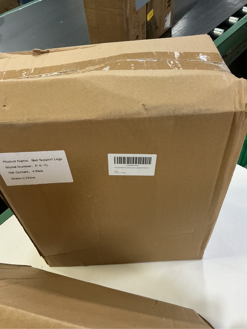 Condition photo showing New/Like New for XyVoltic 4 Pack Adjustable Bed Support Legs - 6.6"-9.8" Height Frame Stabilizer, Tool-Free Installation Replacement Parts, 2000KG Capacity Under-Mattress Reinforcement 6.6"-9.8" Height Green