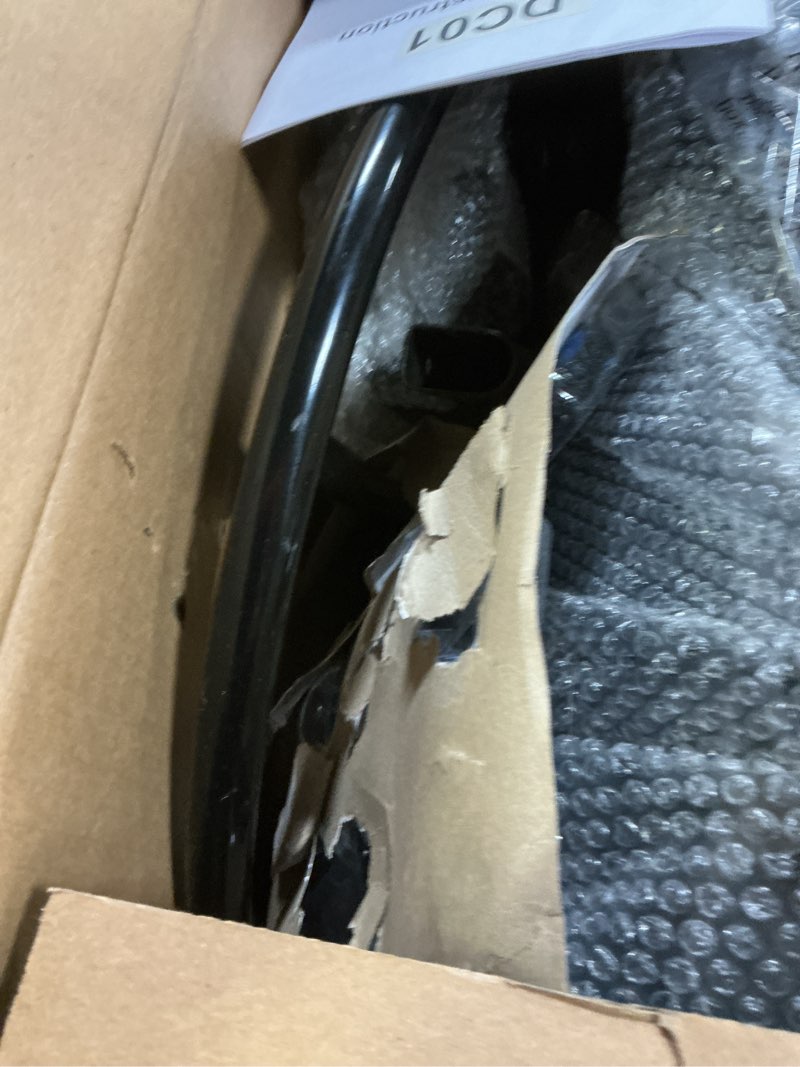 Condition photo showing New/Like New for Drafting Office Chair - Ergonomic Tall Office Chair with Adjustable Footrest Ring - Counter Height Adjustable Rolling Standing Desk Chair with Lumbar Support and Flip-up Armrests for Home Khaki