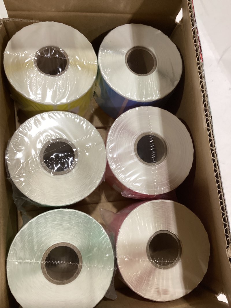 Condition photo showing Good Condition for Misofuki 2.25x1.25 6000 Labels 6-Color Assorted Rectangular Direct Thermal Label Rolls Bulk Set Compatible with Zebra Rollo MUNBYN POLONO & Other Thermal Printer, Self-Adhesive Direct Thermal Stickers R-6-c
