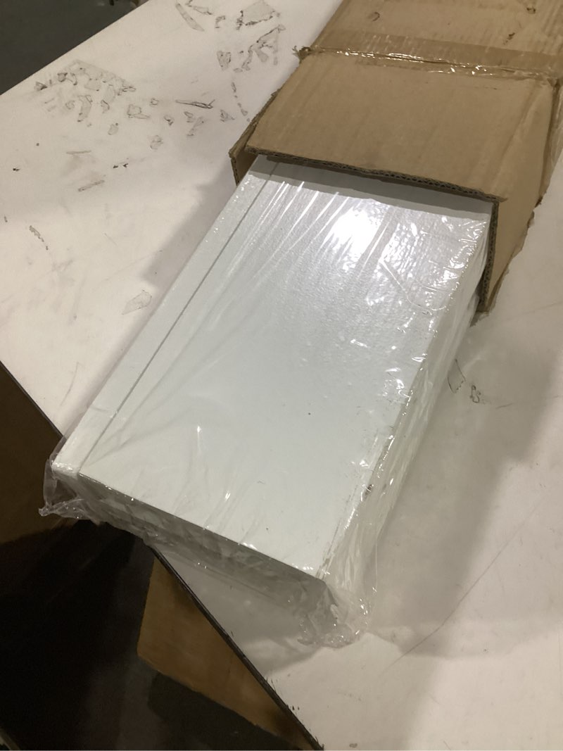 Condition photo showing Good Condition for long floating shelves 36 inches set of 4,wood picture shelf for wall with ledge,photo frames display shelves wall mounted rustic for living room bedroom kids nursery,home decor (rustic white) 36"?4 pack? rustic white