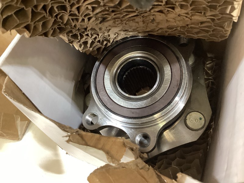 Condition photo showing Good Condition for eccpp hub bearing assembly 513357, 5 lugs, left right front axle, abs with tone ring sensor, 2pcs, fits nissan qashqai 2017-2018, rogue 2014-2017, rogue sport 2017-2018