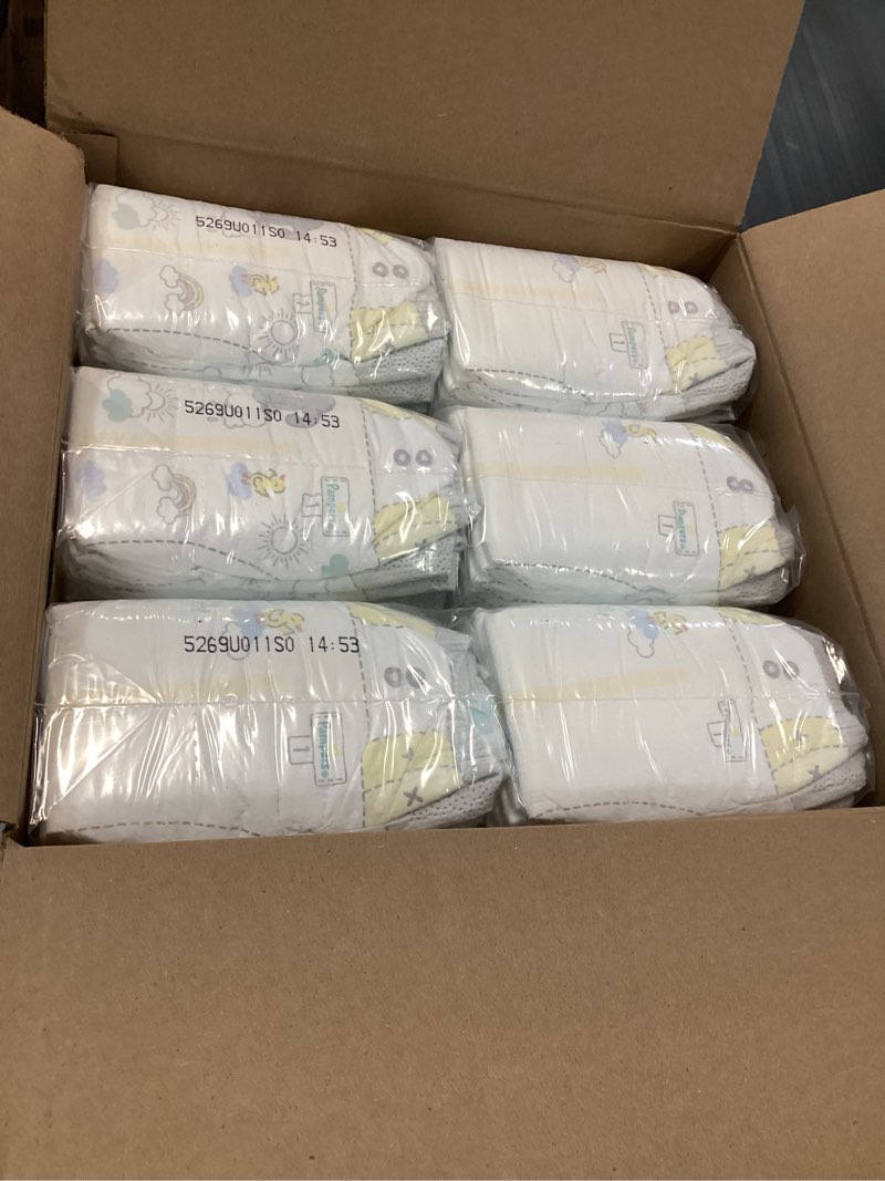 Condition photo showing New/Like New for Pampers Swaddlers Diapers Size 1  198 Count (Select for More Options)