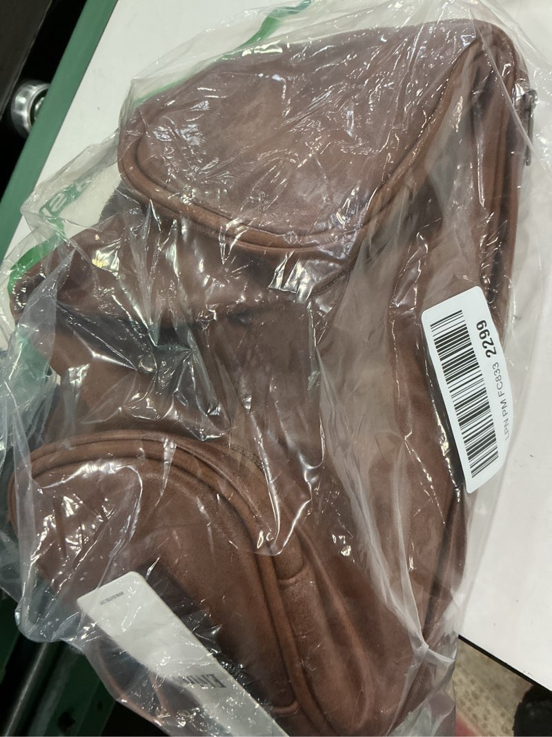 Elviros Toiletry Bag for Mens PU Leather Travel Organizer Kit with Hanging hook, Large Water-resista