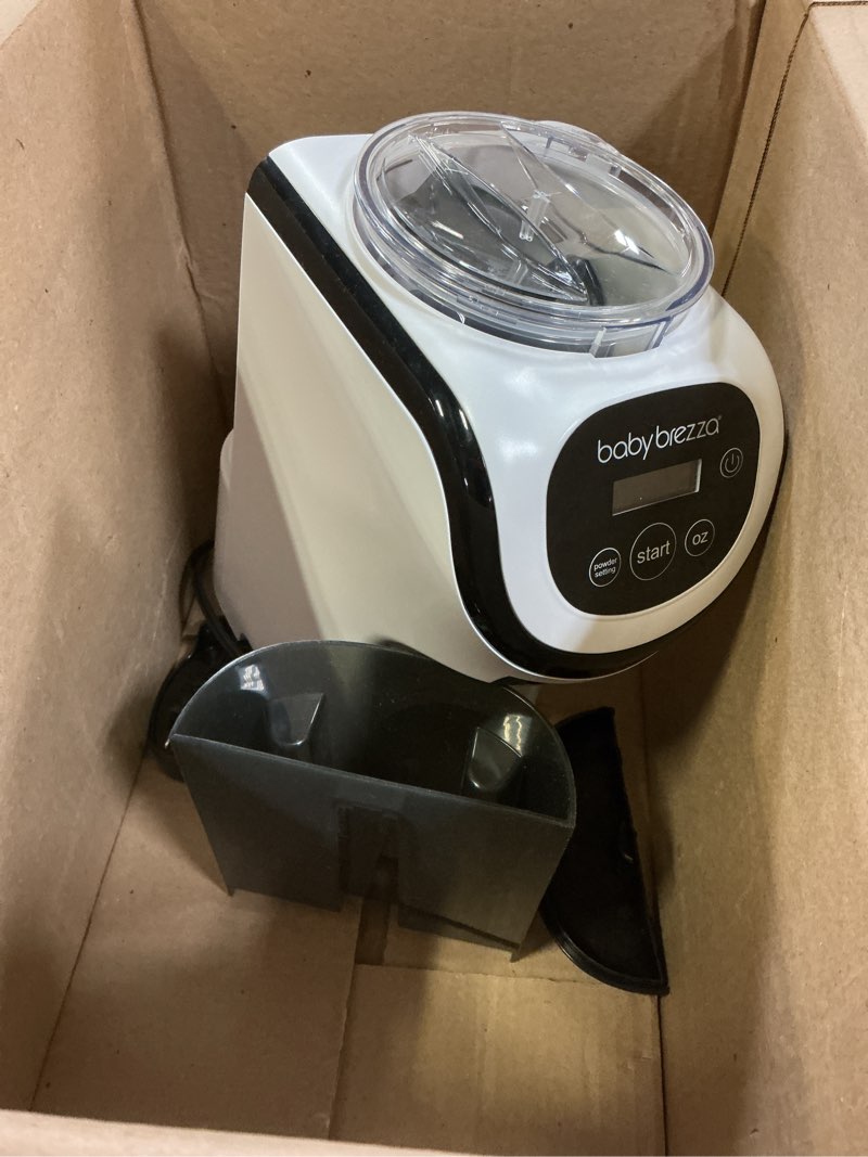 Condition photo showing As Is for Baby Brezza Formula Pro Mini Baby Formula Mixer Machine Fits Small Spaces and is Portable for Travel– Bottle Makers Makes The Perfect Bottle for Your Infant On The Go, White