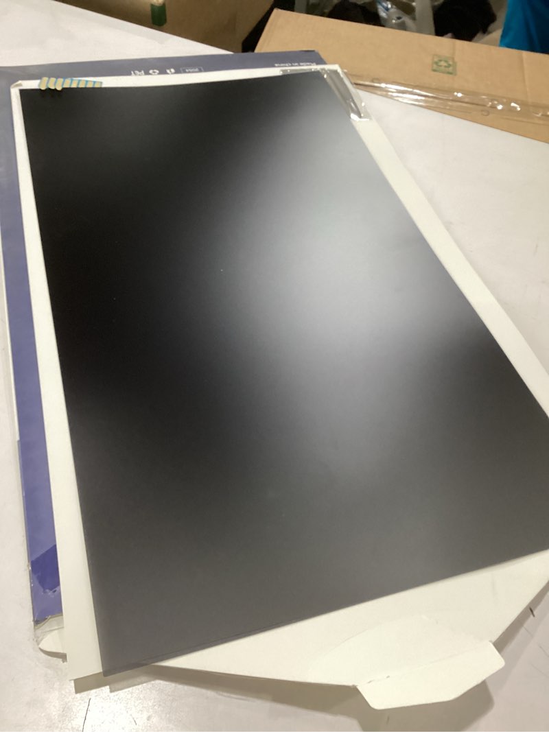 Condition photo showing New/Like New for 27 inch privacy screen for computer monitor 16:9 aspect ratio, eye protection anti blue light glare shield, 27in removable black blackout anti spy protector film desktop security private filter 27" (16:9)-1 pack