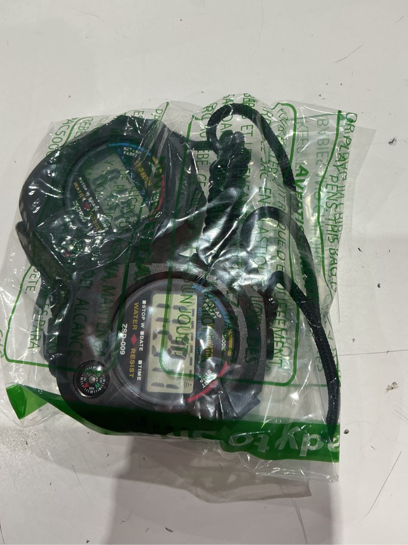 Condition photo showing Good Condition for pgzsy 2 pack multi-function electronic digital sport stopwatch timer, large display with date time and alarm function,suitable for sports coaches fitness coaches and referees,pgzsy 2pack