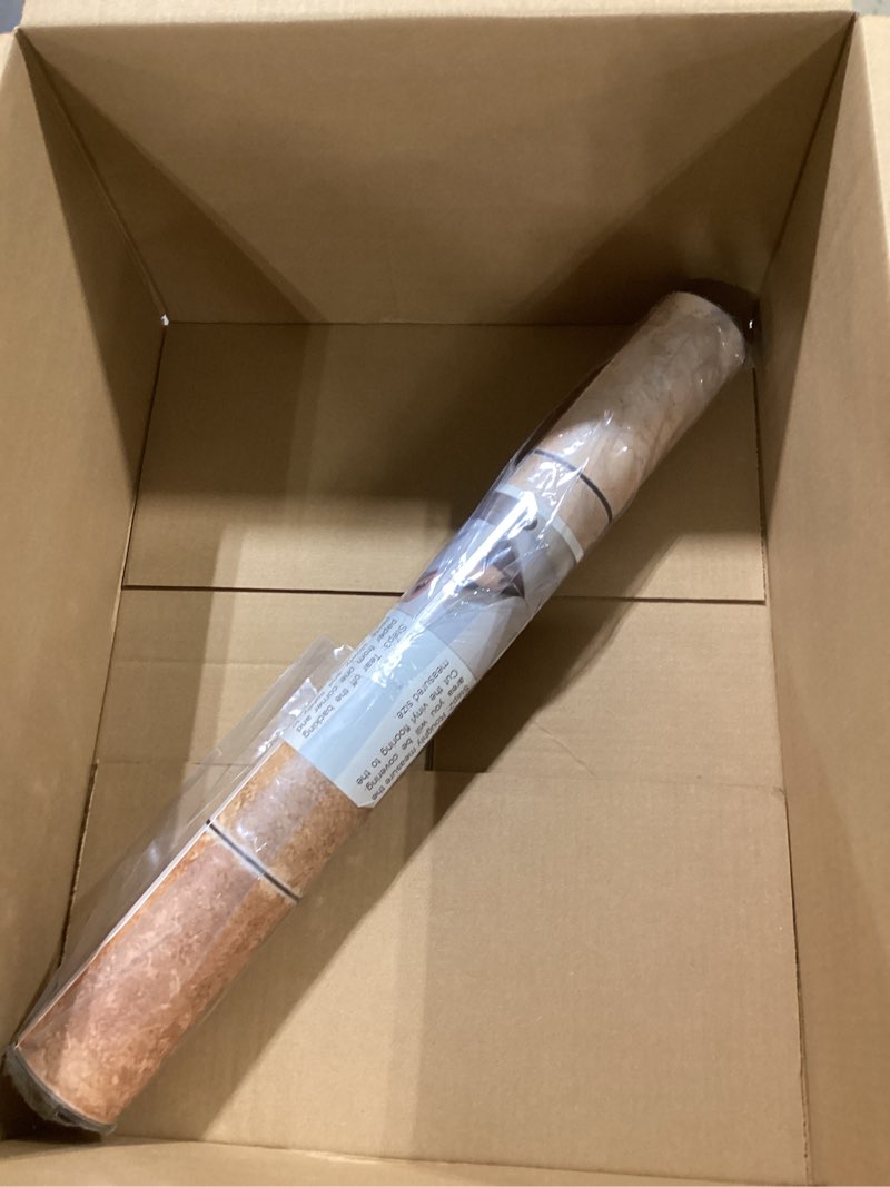 Condition photo showing Good Condition for Oxdigi Vinyl Flooring Roll 19 sq.ft | 24"W x 118"L, Rustic Marble Peel and Stick Floor Tiles Waterproof for Bathroom, Kitchen, RV, Easy to Install DIY Heavy-Duty Vinyl Floor Covering, Warm Tone Tile 24"Wx 118"L Warm Tone Tiles