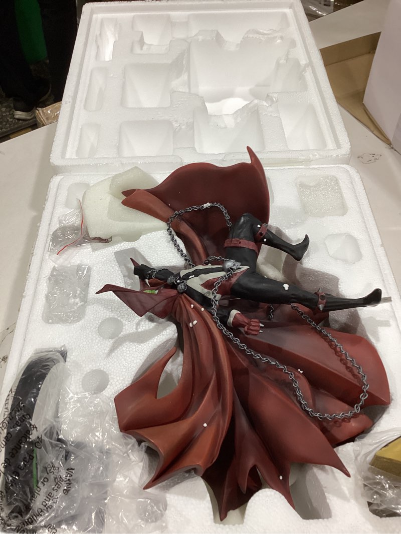 Condition photo showing Good Condition for mcfarlane toys - spawn #301 by todd mcfarlane (black white & red all over) 1:10 scale resin statue
