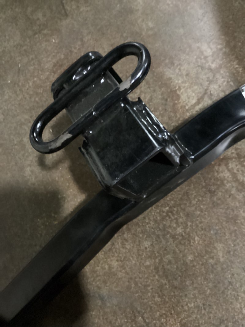 Condition photo showing As Is for similar to stock photo trailer hitch, 2 inch towing hitch receiver with class 3 hitch cover compatible with subaru outback 2010-2013 & compatible with subaru legacy 2015-2019