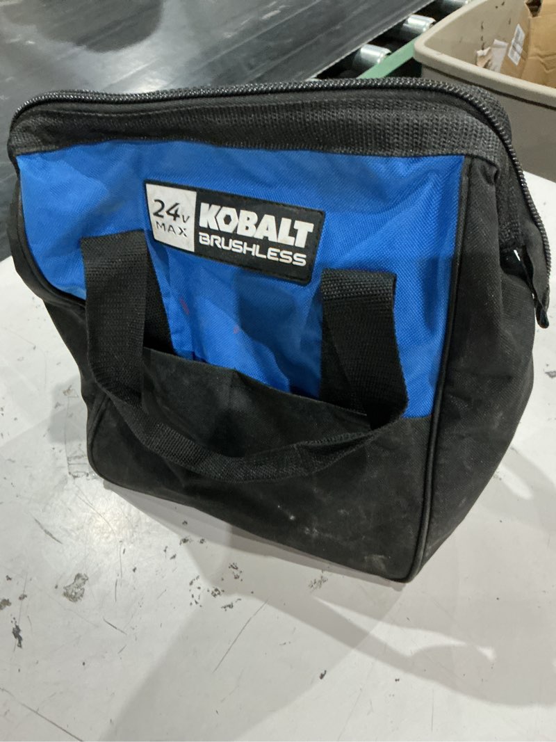 Condition photo showing As Is for kobalt 24-volt 1/4-in brushless cordless impact driver (battery included and charger included)