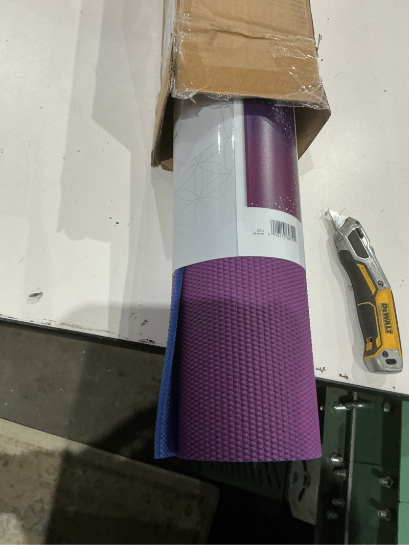 Condition photo showing Good Condition for gaiam yoga mat - premium 6mm print extra thick non slip exercise & fitness mat for all types of yoga, pilates & floor workouts (68"l x 24"w x 6mm thick) sublime sky