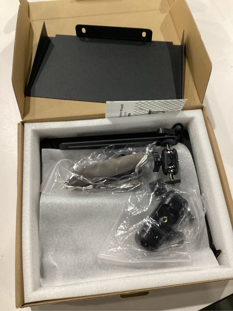 Condition photo showing Good Condition for innogear fence mount for phone, flexible cell phone fence mount with shade live sports streaming kit with swivel head for mevo start, phones, gopro and other action cameras, baseball games tennis