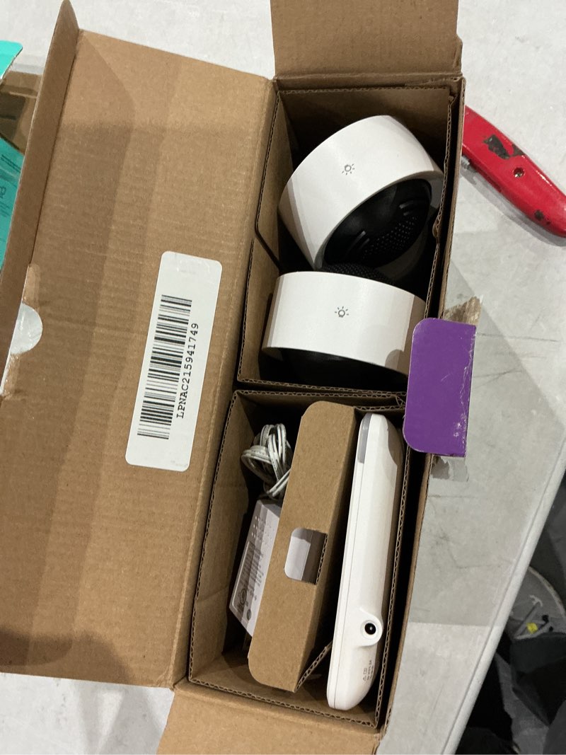 Condition photo showing Good Condition for vtech rm7764-2hd smart wifi baby monitor with 2 cameras, 1080p hd video, 360° pan & tilt, 10x zoom, 7" hd parent unit, night vision, soothing sounds, 2-way talk, temperature & motion detection 7" wifi 2 cam
