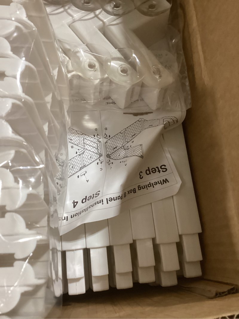 Condition photo showing Good Condition for 48x48 Whelping Box for Dogs and Puppies, Puppy Whelping Pen, Puppy Whelping Supplies, Waterproof & Rustproof, White