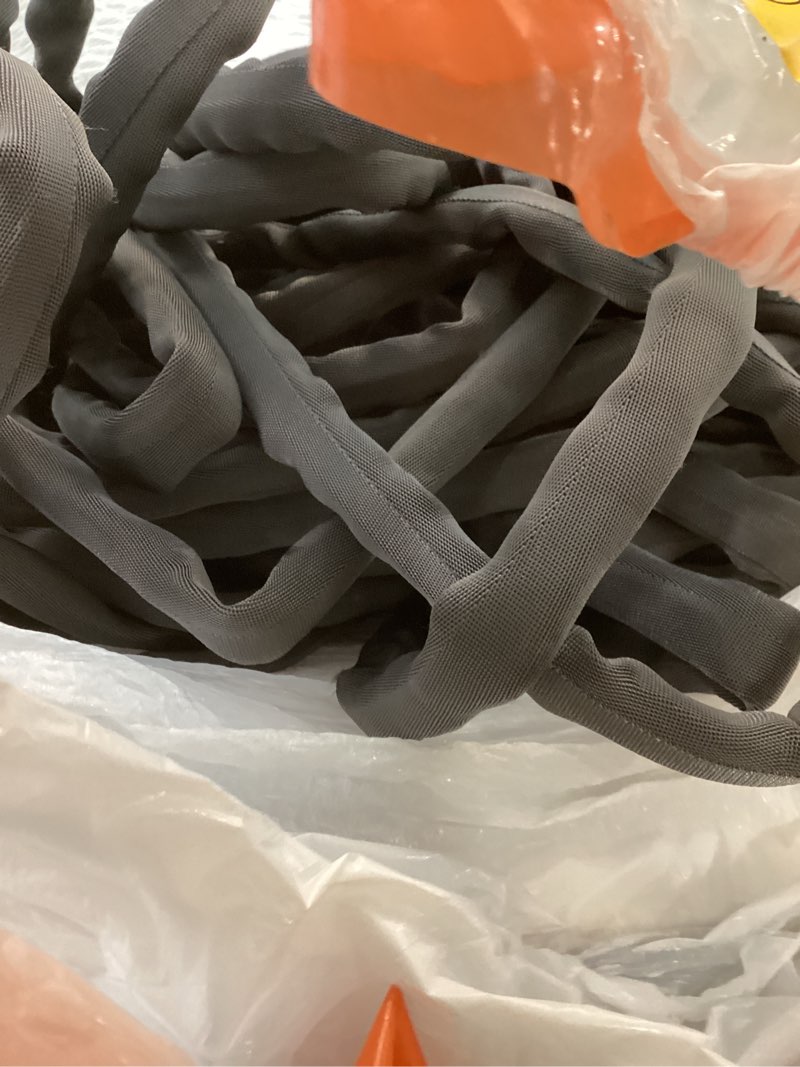 Condition photo showing As Is for zero-g teknor apex 5/8-in x 100-ft premium -duty kink free woven gray hose