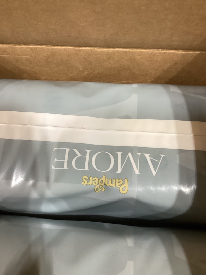 Condition photo showing Good Condition for Pampers Amore, Size 2 (10-22 lbs), 186 Count, Our Best Diaper – Hypoallergenic & Fragrance Free, Up to 100% Leakproof, Soft as Cashmere Size 2 186