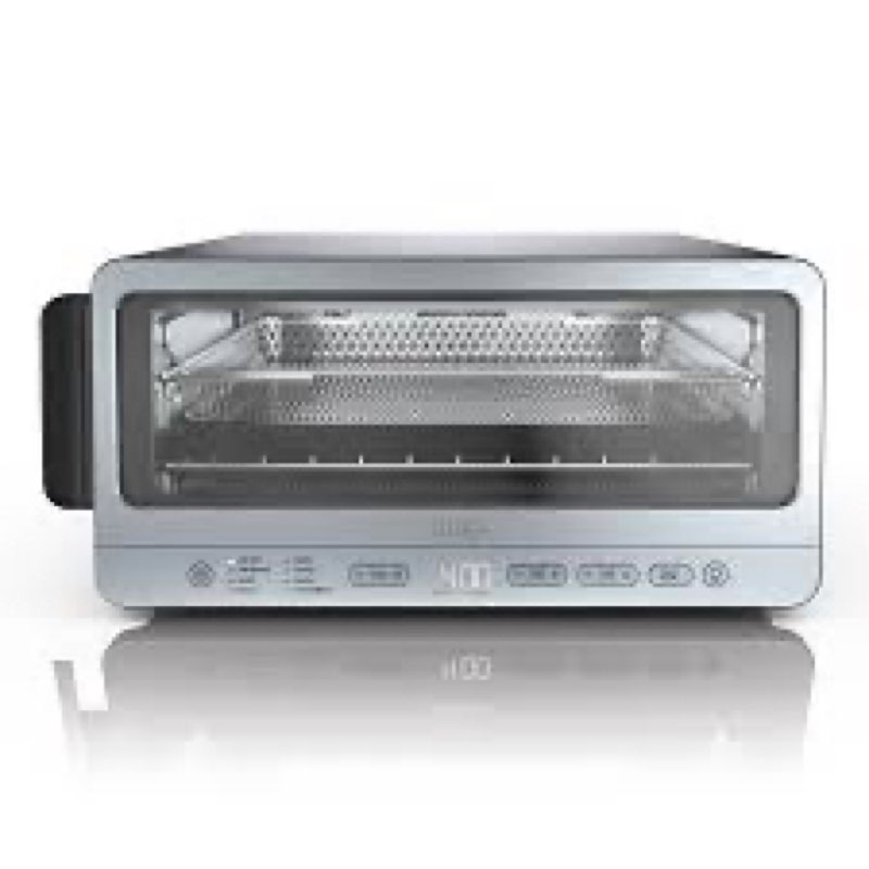ninja digital air fryer & toaster oven | 8-in-1 functionality | flip-up design | xl capacity | air f