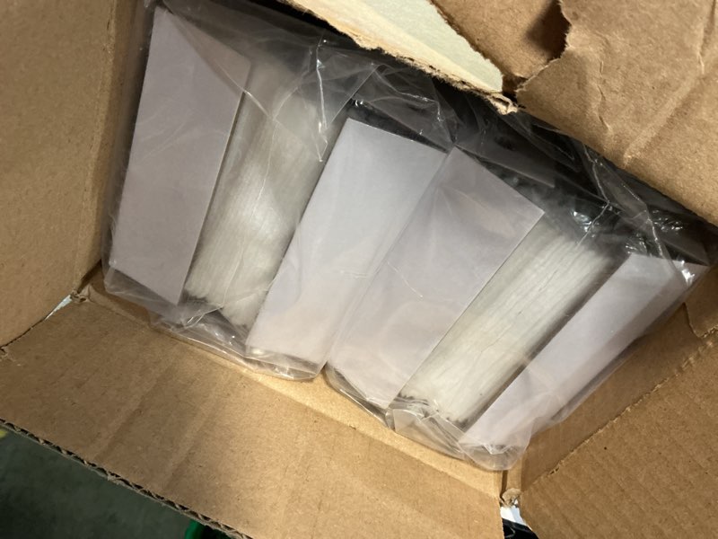 Condition photo showing Good Condition for 2 pack 16x25x4 air filter replacement compatible with honeywell fc100a1029 pleated hvac, merv 13 furnace filter, foldable design (actual size: 15.94 x 24.86 x 4.38 inches)
