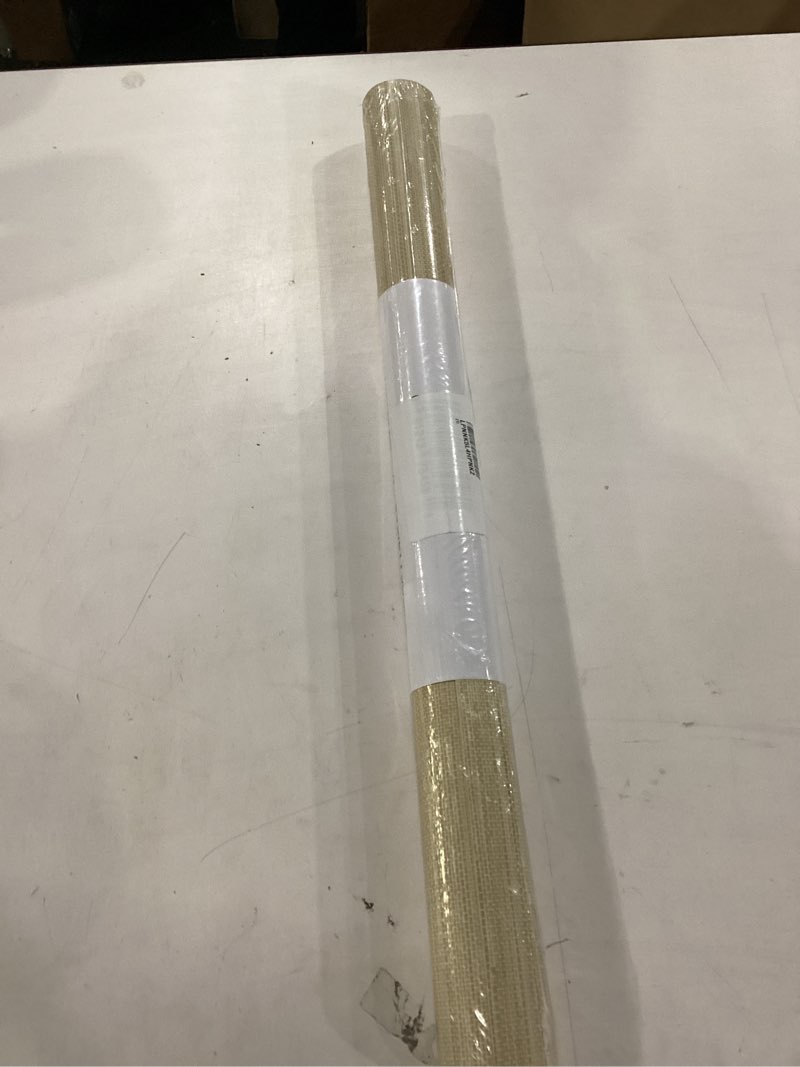 Condition photo showing Good Condition for nuwallpaper x society social classic faux grasscloth peel and stick wallpaper, wheat wheat wallpaper