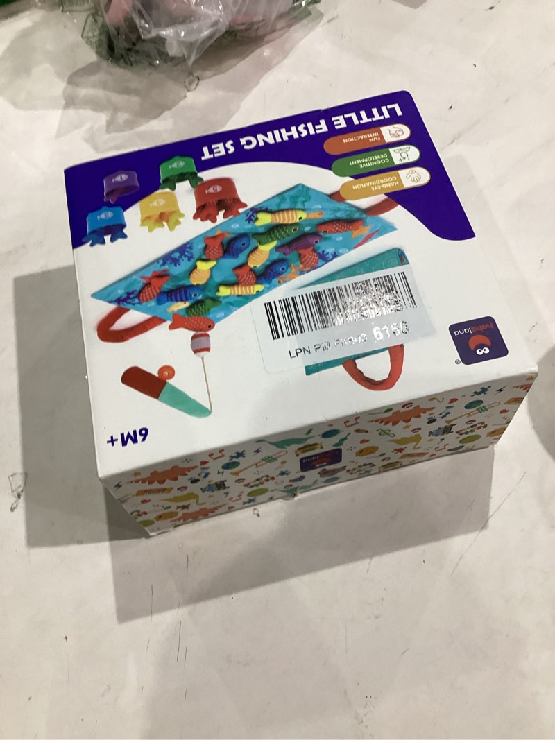 Condition photo showing Good Condition for hahaland Montessori Toys for 1 Year Old Boy Girl Birthday Gift - 10 in 1 Cloth Fishing Game Valentines Day Gifts for Toddler Toys 1-3 with Stacking Cups - Number Counting, Color Sorting Learning