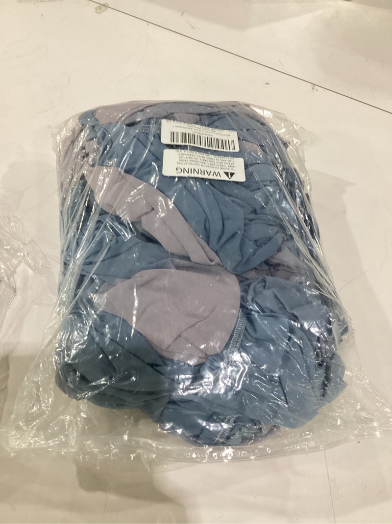 Condition photo showing Good Condition for 8pcs stretch patio cushion covers, outdoor couch & sofa replacement slipcovers for patio furniture cushion covers, washable reusable furniture protector navy-blue square-large + rectangle
