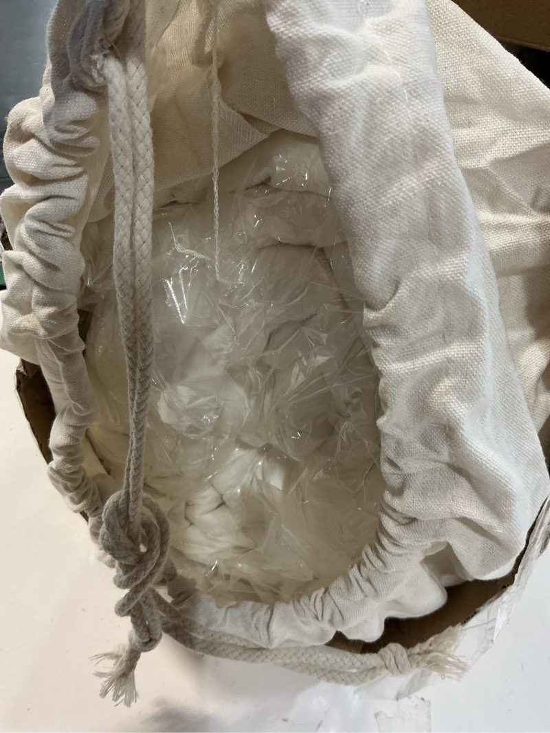 Condition photo showing Good Condition for YOUR MOON Luxurious All Season Wool Comforter Queen Size, 100% Natural Australian Wool Filling, Hypoallergenic Comforter Duvet Insert, Noiseless Cotton Shell (White) White Queen
