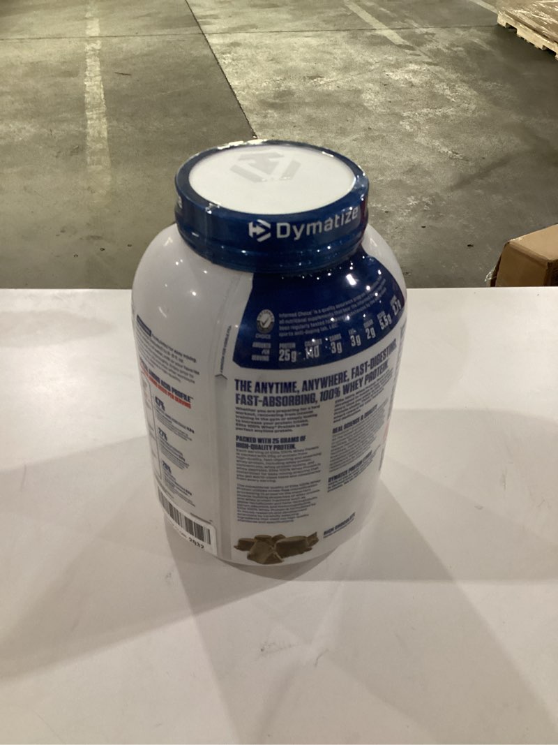 Dymatize Elite 100% Whey Protein Powder, 25g Protein, 5.5g BCAAs & 2.7 L-Leucine, Quick Absorbing & Fast Digesting for Optimal Muscle Recovery, Rich Chocolate, 5 Pound (63 Servings) Rich Chocolate 5 Pound (Pack of 1)