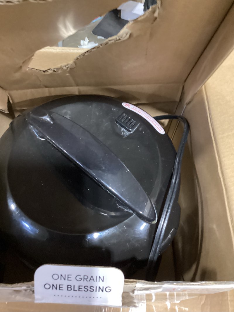 Condition photo showing As Is for AROMA Digital Rice Cooker, 4-Cup (Uncooked) / 8-Cup (Cooked), Steamer, Grain Cooker, Multicooker, 2 Qt, Stainless Steel Exterior, ARC-914SBD 4 Cup Uncooked / 8 Cup Cooked