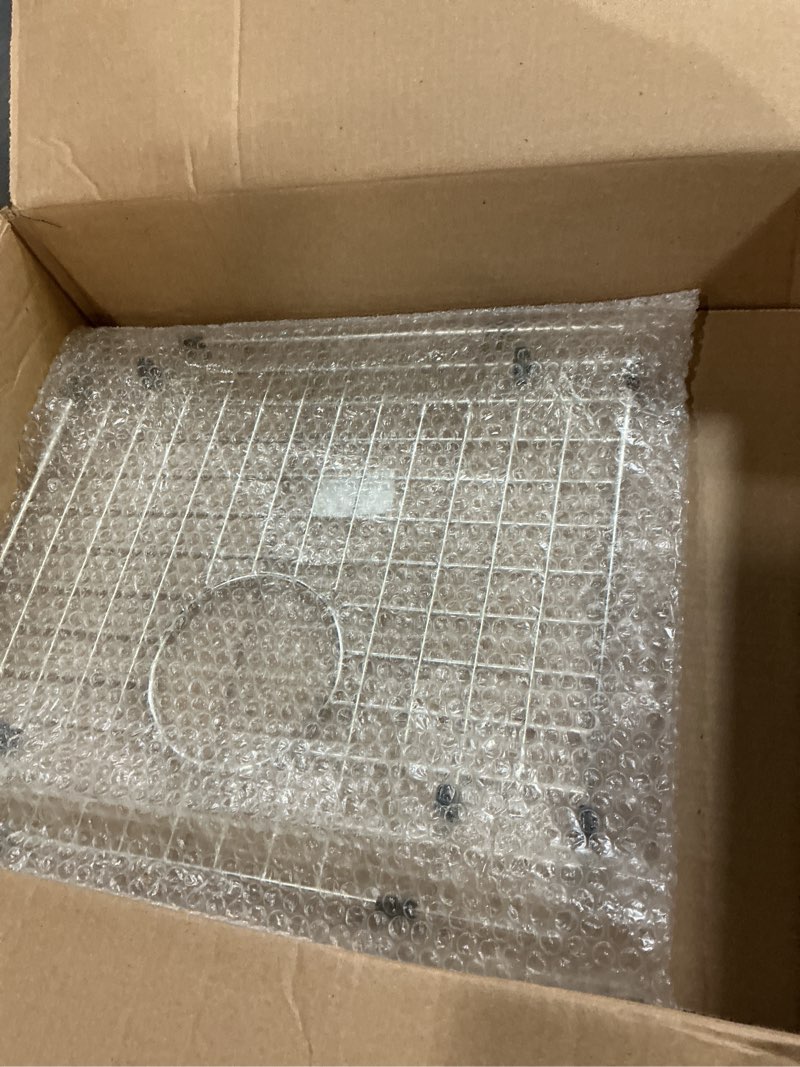 Condition photo showing Good Condition for starstar kitchen sink bottom grid, stainless steel, 17" x 14.75"