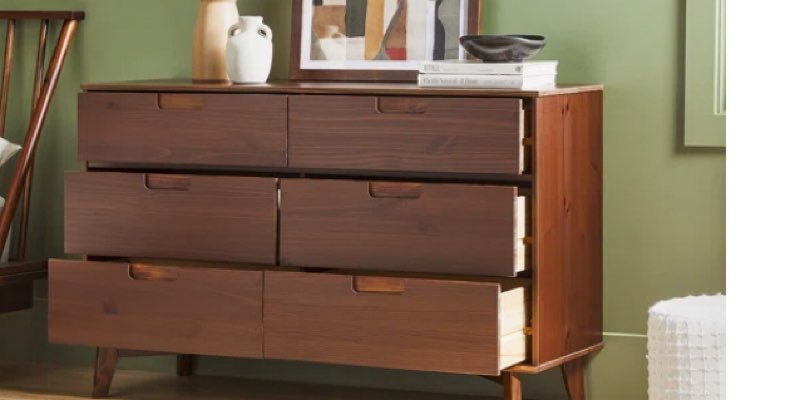 6-Drawer Dresser With Modern Style