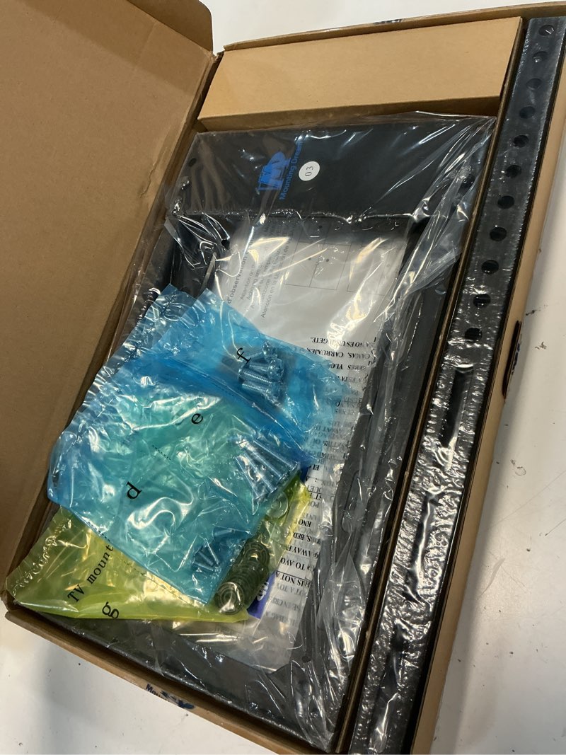 Condition photo showing New/Like New for mounting dream tv mount fixed for most 42-84 inch flat screen tvs, ul listed tv wall mount bracket up to vesa 600 x 400mm and 132 lbs - fits 16"/18"/24" studs - low profile and space saving md2163-k for 42"-84" tv