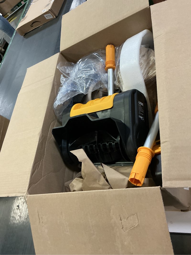 Condition photo showing Good Condition for Cordless Snow Shovel Compatible with DeWalt 20V MAX Battery (Tool Only), 11" Lightweight Electric Snow Blower with 20FT Max Throw & Adjustable Handle, Snow Thrower for Driveway, Deck, Patio & Steps Black+Yellow