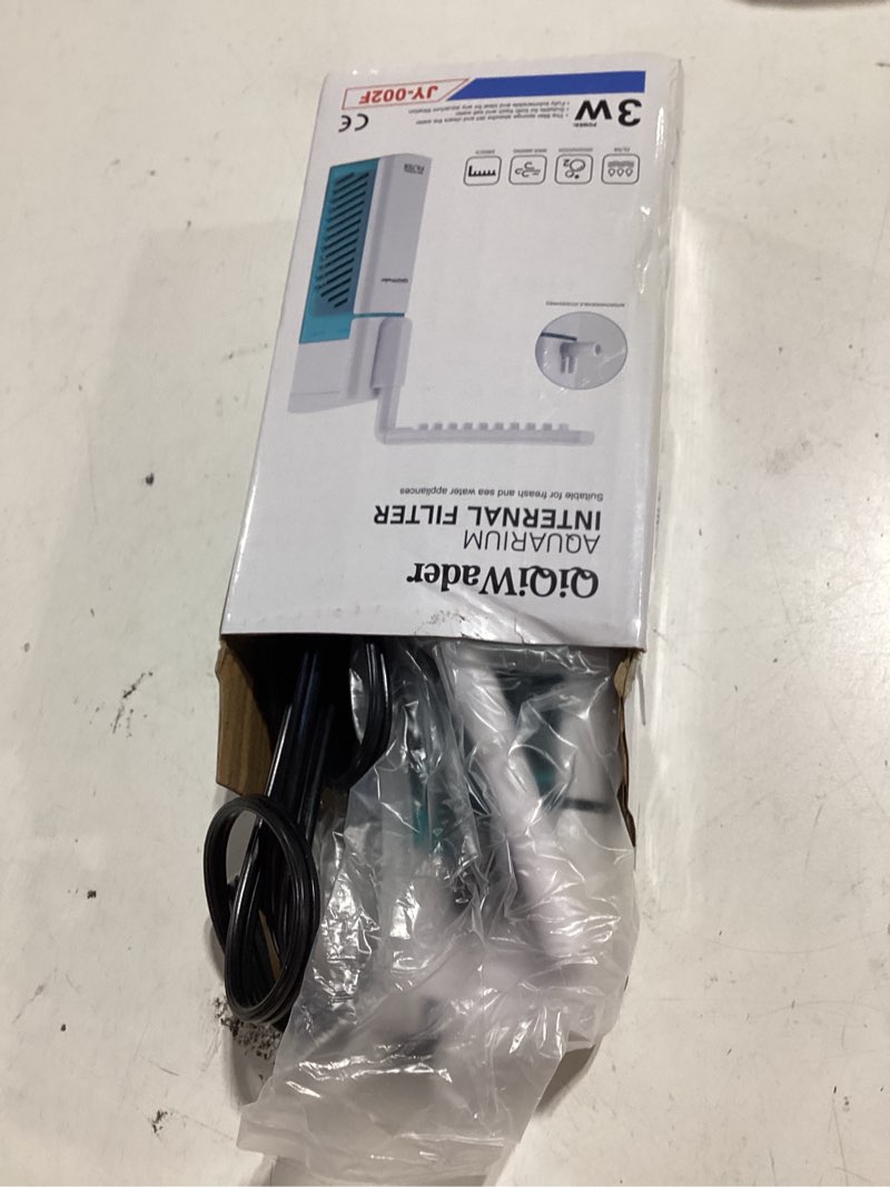 Condition photo showing Good Condition for small fish tank filter, aquarium filter?aquarium internal filter | ideal for 2-10 gal fish tanks, 3w 80gph with two modes. works in fresh & saltwater.