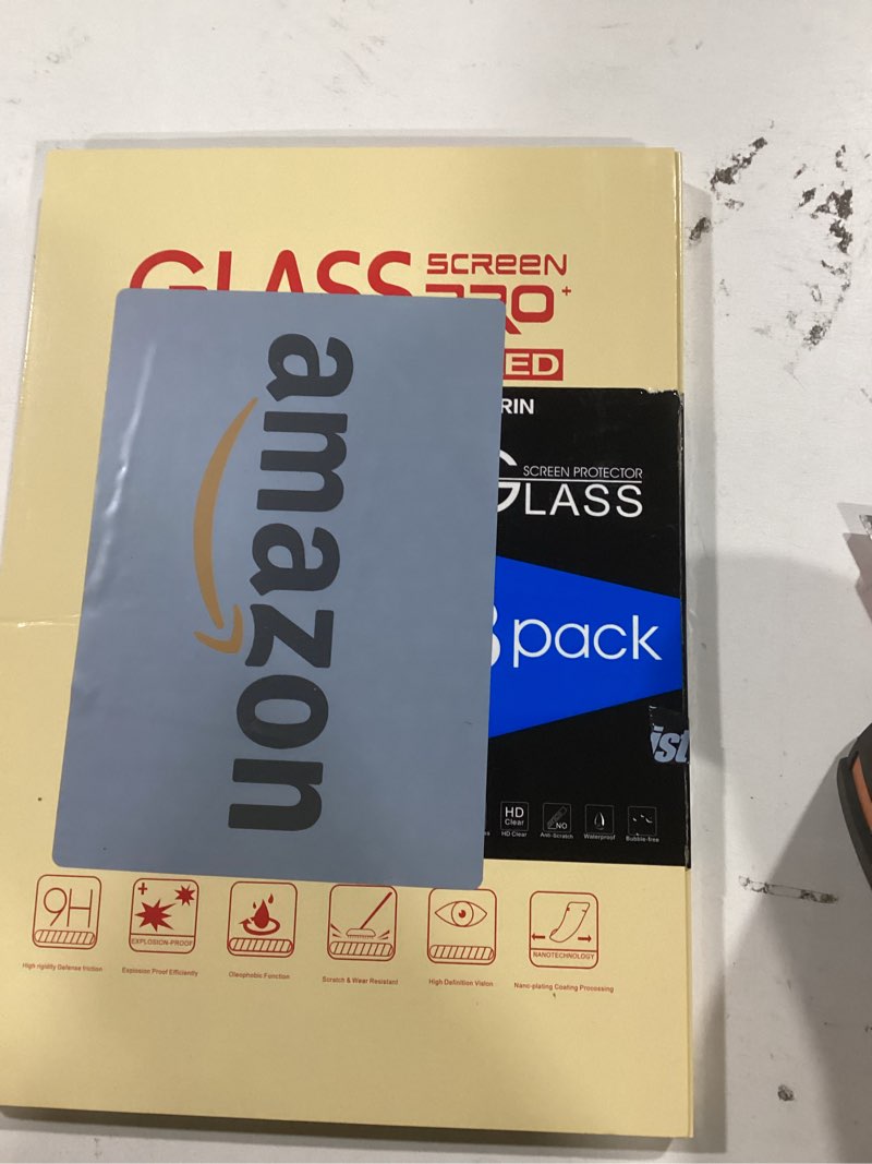 sparin 3 pack screen protector for samsung galaxy tab a9 plus 11 inch 2023, tempered glass tablet sc