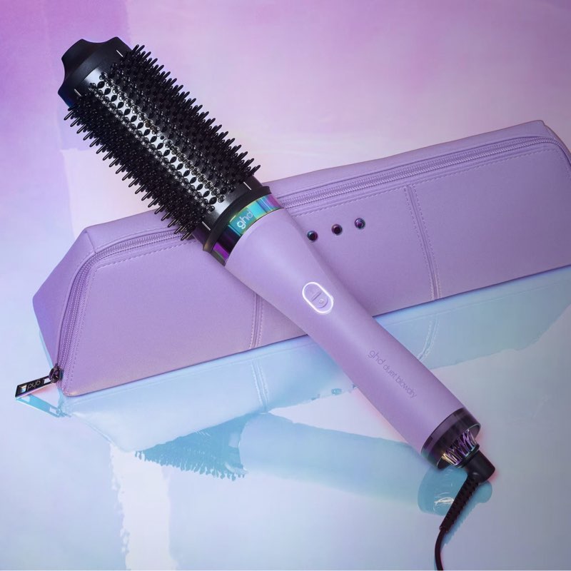 ghd Duet Blowdry Hair Dryer Brush in Galactic Lilac