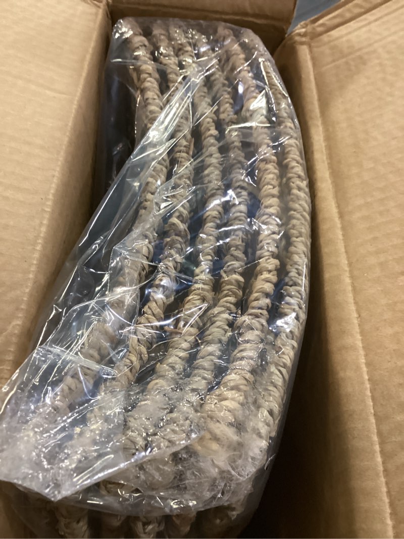 Condition photo showing Good Condition for Rocinha Rattan Christmas Tree Collar Basket - Rustic Handcrafted Tree Ring Classic Style