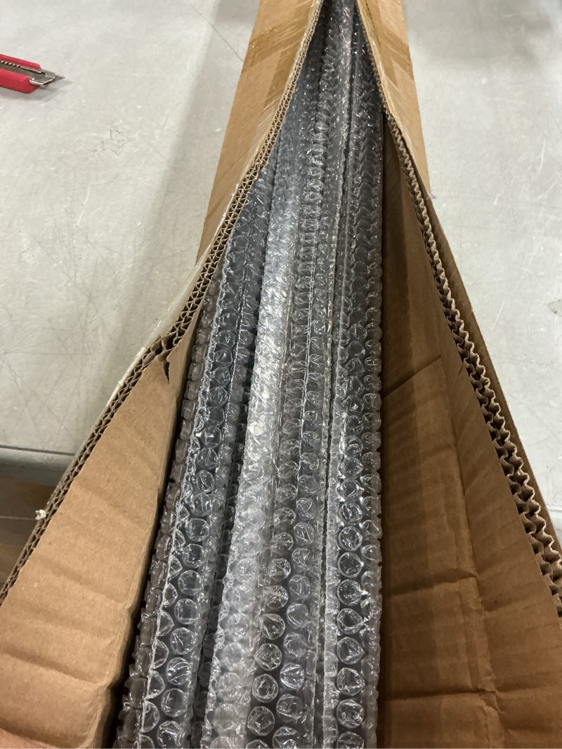 Condition photo showing New/Like New for Iron Stair Balusters 5/8" Round 44" Long - 15-Pack Hollow Wrought Iron Plain Spindles for Classic Indoor Staircases?Satin Black Round Plain 15 pack